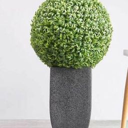 Artificial Potted Mini Vanilla Ball Plant-19