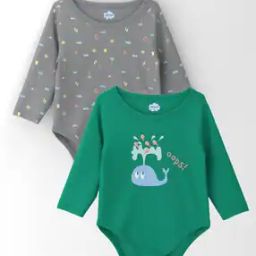 Pack of 2 Cotton Printed Bodysuit -picture-11