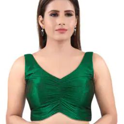 V-neck Back Open Blouse-image-25