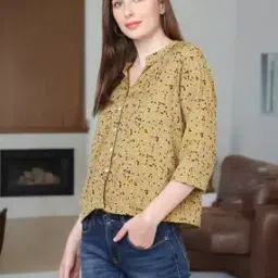 Women Printed Relaxed Fit Top-image-5