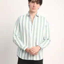 Men Striped Regular Fit Shirt-image-95
