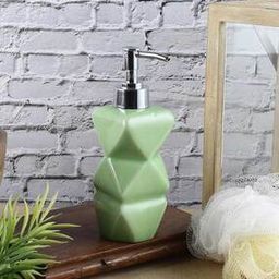Geometric Ceramic Soap Dispenser-image-7