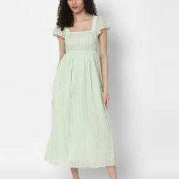 Women Striped A-Line Dress-image-70