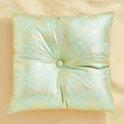 Corsica Dazzle Shimmer Foil Print Filled Cushion-36