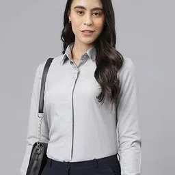 english navy Women Regular Fit Shirt-picture-26