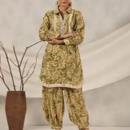 Women Floral Print Kurta with Salwar-image-81