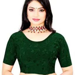 Floral Embroidered Slip-On Blouse-23