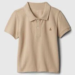 Boys Short Sleeves Pique Polo-Neck T-Shirt-image-98