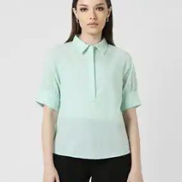 Women Patterned Regular Fit Cotton Shirt-image-89