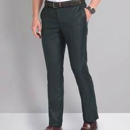 Men Checks Slim Fit Trousers-picture-24