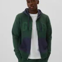 Men Regular Fit Hoodie with Heritage Logo-image-113
