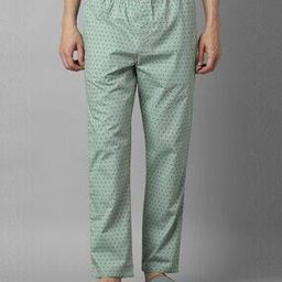 Men Printed Lounge Pants with Insert Pockets-37