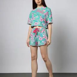 Women Floral Print Regular Fit Shorts-image-32