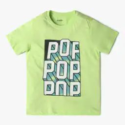 Boys Typographic Print Relaxed Fit Crew-Neck T-Shirt-image-40
