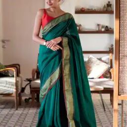 Women Striped Traditional Saree  -picture-25