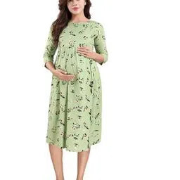 Leaf A-line Dress-image-63