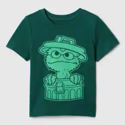 Graphic Print Relaxed Fit Round-Neck T-Shirt-50