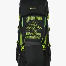Typographic Print Travel Backpack-1