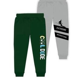 Pack of 2 Typographic Print Joggers-image-36