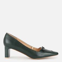Women Pointed-Toe Chunky-Heeled Shoes-image-50