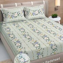 300 TC Printed Bedsheet with Pillow Covers-picture-17