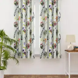 happy hues Floral Print Window Curtains-picture-7