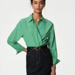 marks & spencer Women Modal Rich Shirt-picture-2