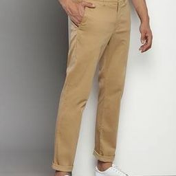 Men Denton Straight Fit Flat-Front Chinos-image-102