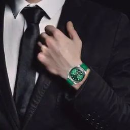 Men Chronograph Watch with Rose Gold Dial-image-76