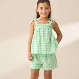 Regular Fit Checks Embellished City Shorts-image-32