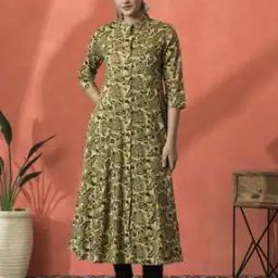 Women Floral Printed A-Line Kurta-image-58