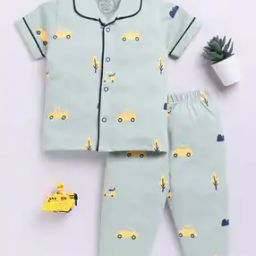 Girls Graphic Print Shirt & Pyjamas Set-picture-33