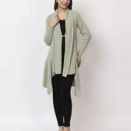 Women Regular Fit V-Neck Shrug-31