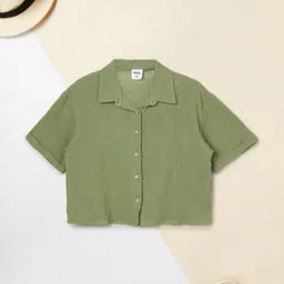 max  Girls Collar Neck Cotton Shirt-picture-5