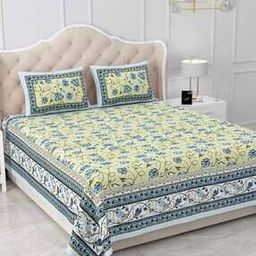 Cotton Double King Size Bedsheet-15