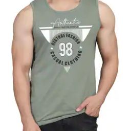 Men Pack of 2 Printed Sleeveless Vests-image-1