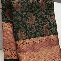 revangi Women Kanjivaram Soft Silk Sarees With Blouse Piece-picture-4