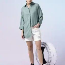  Women Regular Fit Collar Neck Shirt-image-20