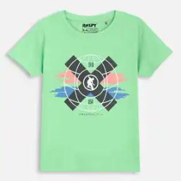 Boys Typographic Print Regular Fit T-Shirt-image-92