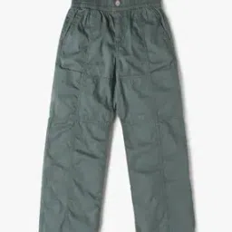 Girls Straight Fit Flat-Front Pants-image-74