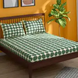 152 TC Hashtag Cotton Bedsheet-picture-29