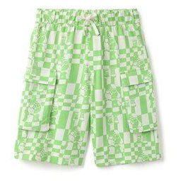 Girls Micro Print Regular Fit Shorts-14