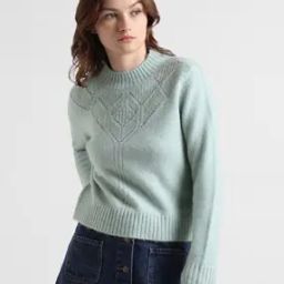 Knitted High-Neck Pullover-30
