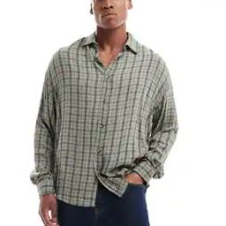 Men Checked 90s Oversized Shirt-image-66