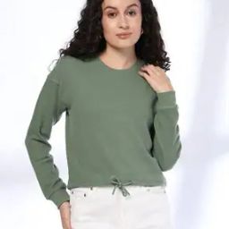 Women Crop Fit Sweatshirt-image-22