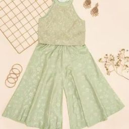 Girls Embellished 2 Piece Kurta Set-image-62