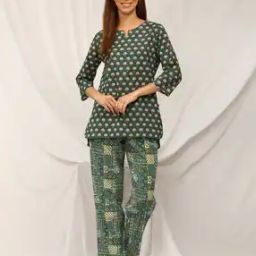 Women Cotton 2 Piece Sets-image-86