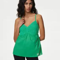 Women Crochet Regular Fit V-Neck Top-image-70