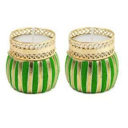 Set of 2 Embellished Candle Holders-33