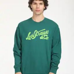 Men Brand Print Regular Fit Crew-Neck Sweatshirt-image-64